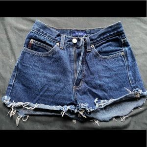 Guess high-waisted Jean shorts